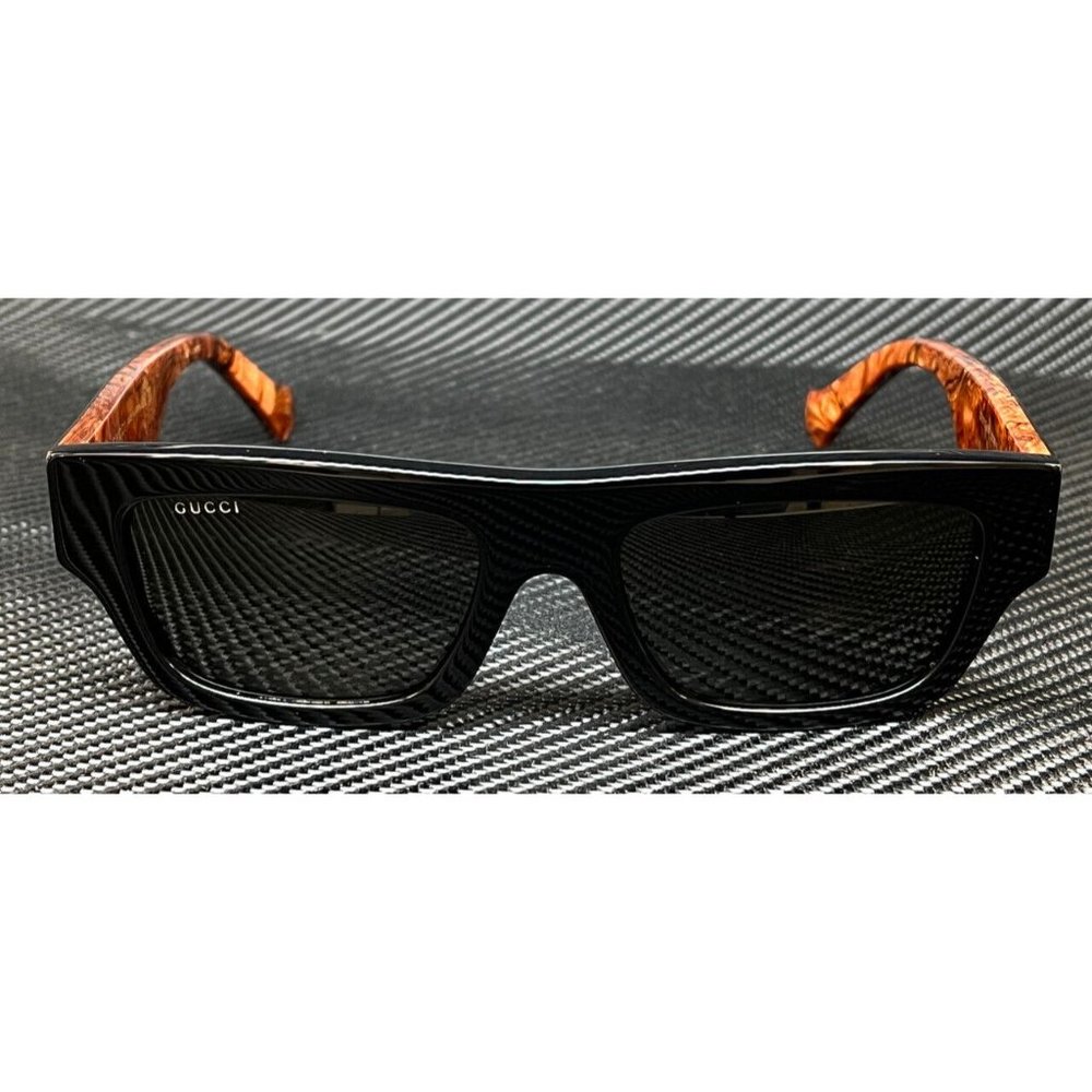 Gucci Black 55mm Sunglasses New With Case - Picture 2 of 4